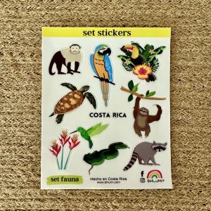 set de sticker fauna