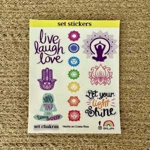 set de sticker chakras