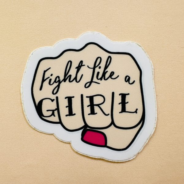Sticker Fight like a girl