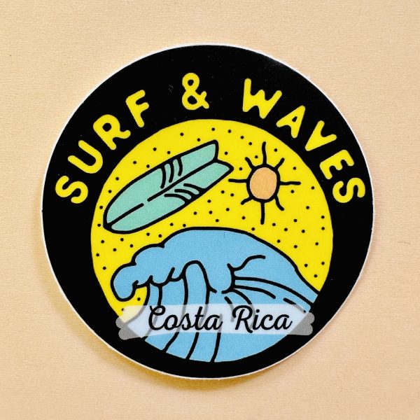 Sticker surf & waves