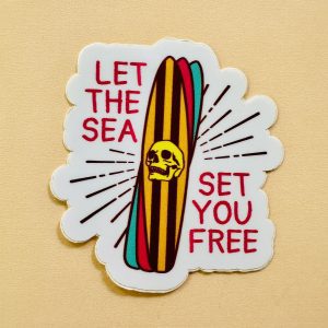 sticker let the sea