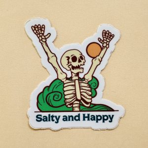 Sticker salty and happy