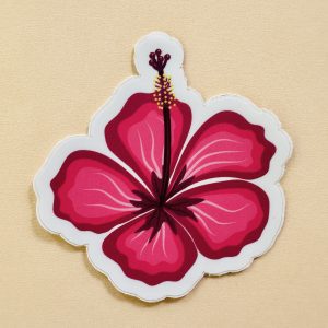 Sticker flor hibiscus