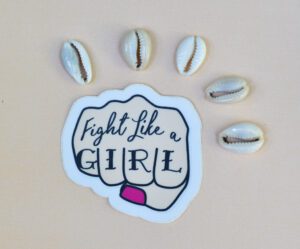 Sticker Fight like a girl