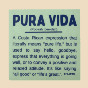 Iman Pura Vida Significado