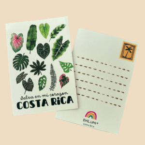 Tarjeta Postal Plantas Costa Rica