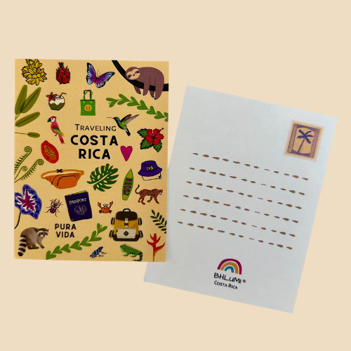 Tarjeta postal traveling costa rica