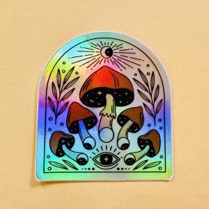 sticker hongo magic journey tornasol