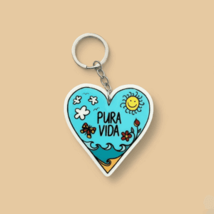 Llavero pura vida heart