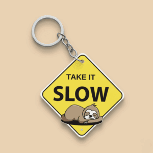 Llavero take it slow