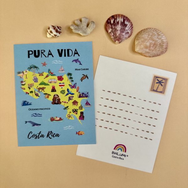 tarjeta postal costa rica