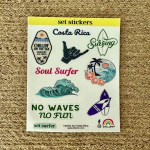 Set de sticker Surfer