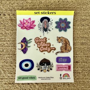 Set De stickers good Vibes
