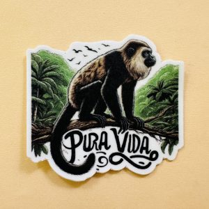 Sticker Mono aullador