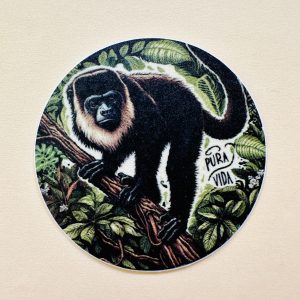 Sticker Mono aullador
