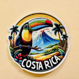 Sticker Tucan volcan Costa Rica