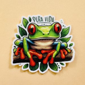 Sticker rana verde