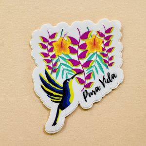 Sticker Colibri Pura vida