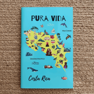 cuaderno mapa de costa rica