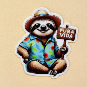 Sticker perezoso costa rica