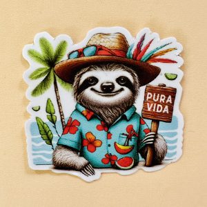 Sticker Sloth cartel Pura Vida