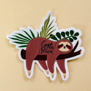 Sticker perezoso costa rica