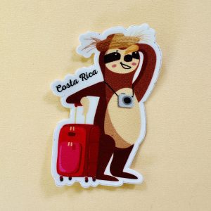 Sticker Perezoso traveling
