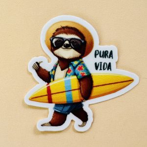 Sticker Perezoso surf