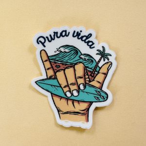 Sticker Pura Vida Surf