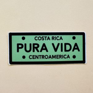 Sticker Placa Pura Vida