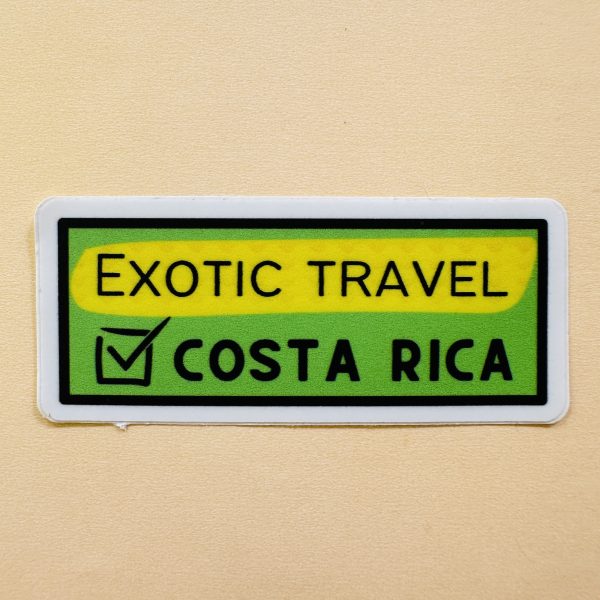 Sticker Exotic travel
