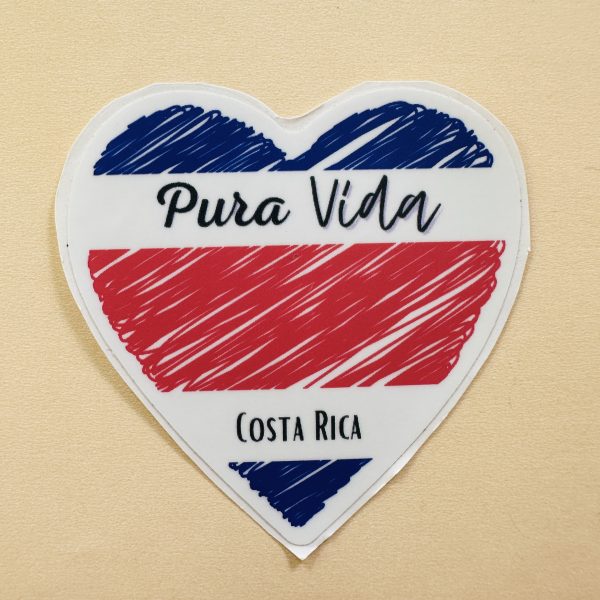 Sticker Corazón Costa Rica