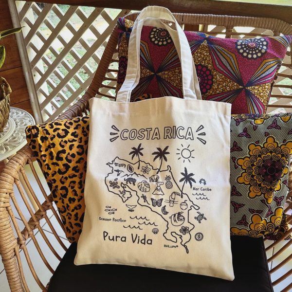 Tote Bag mapa costa rica