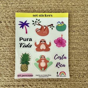 Set de sticker perezoso
