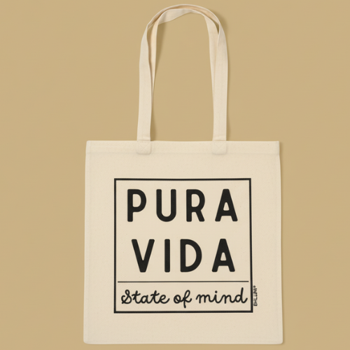 tote bag pura vida state of mind