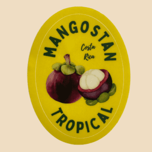 Sticker Mangostan Tropical