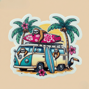 Stickers Perezoso volkswagen