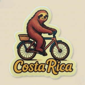 Sticker Bici Perezoso