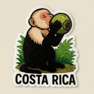 Sticker mono capuchino