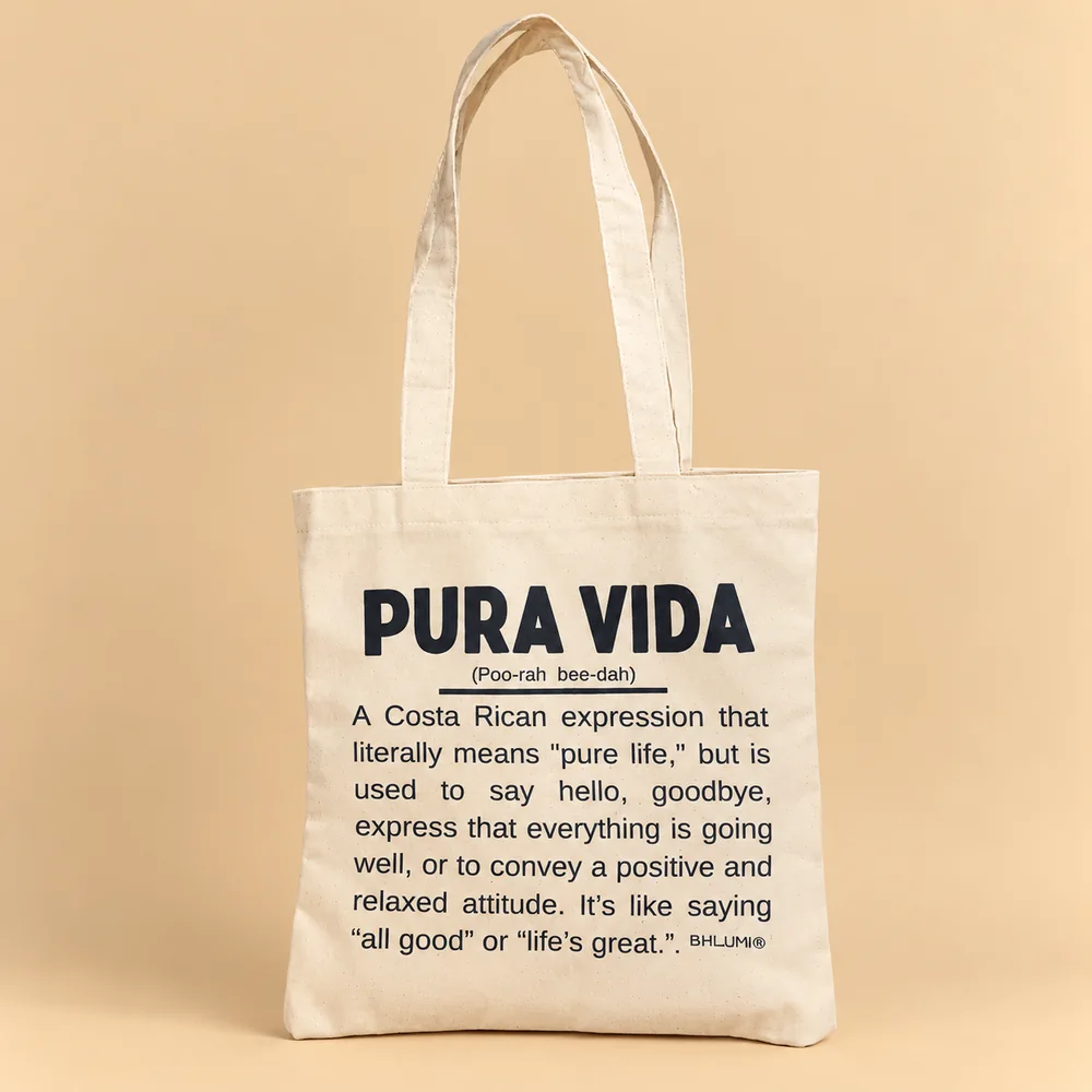Tote bag Pura Vida Significado