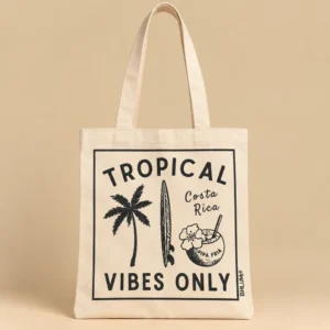 Tote Bag Tropical Vibes Only