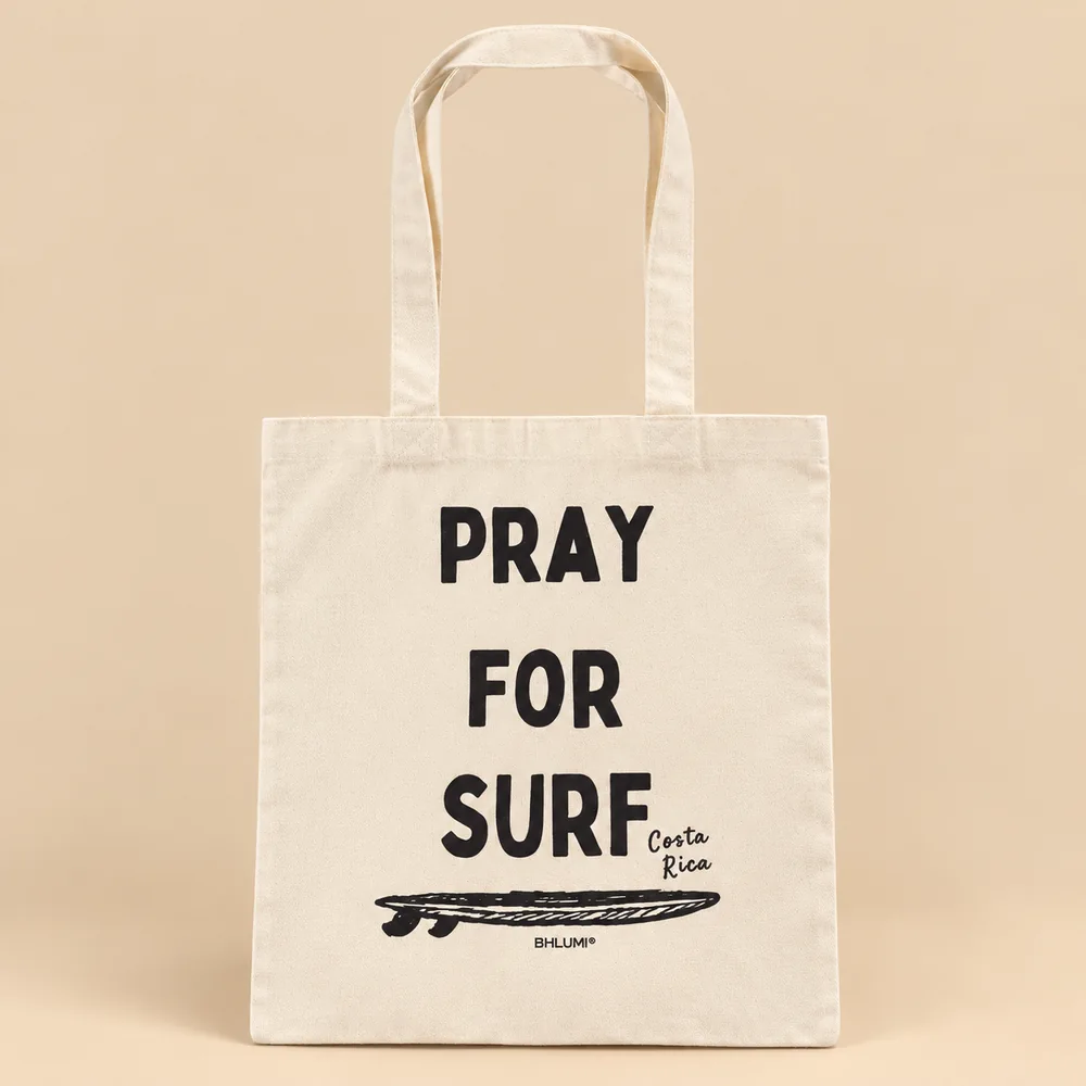 Tote Bag Pray For Surf