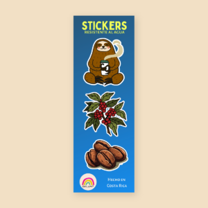Set de Sticker Cafe