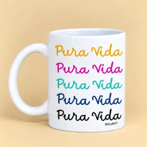 Taza Pura Vida de Colores