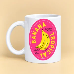 Taza banana tropical