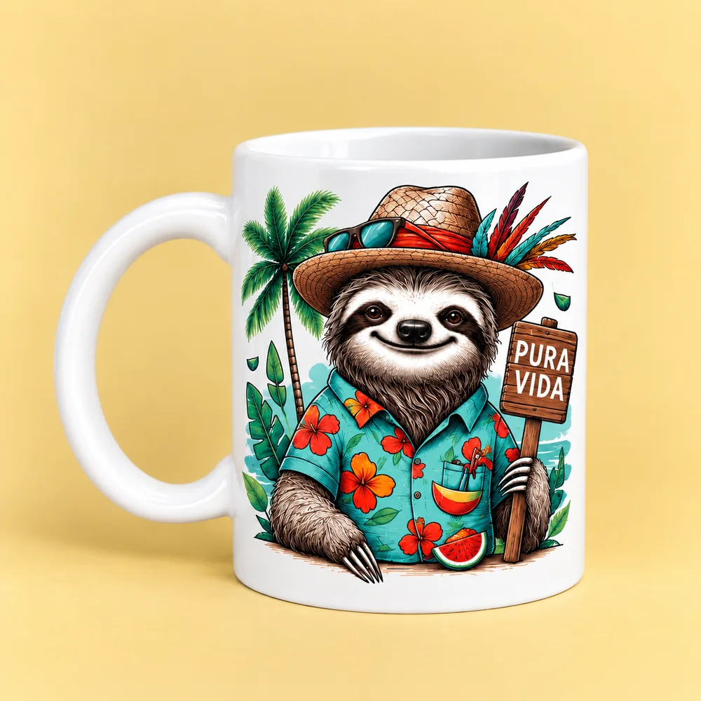 Taza Perezoso pura vida