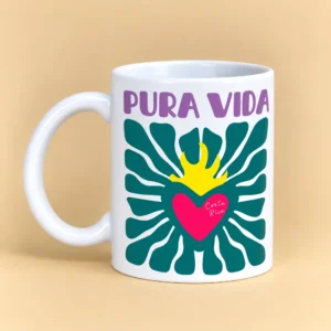 Taza Corazon Pura Vida
